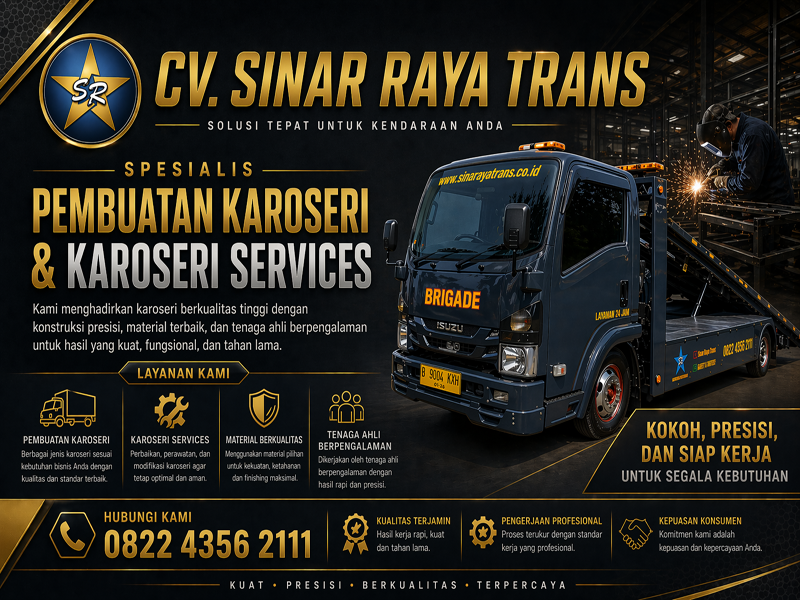 Karoseri Services CV Sinar Raya Trans - Modifikasi Kendaraan